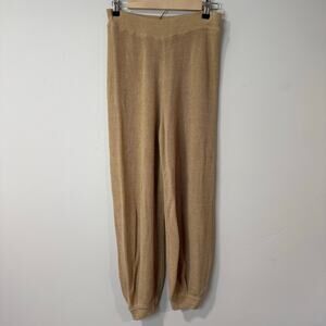 Free People Tan Track Pants
